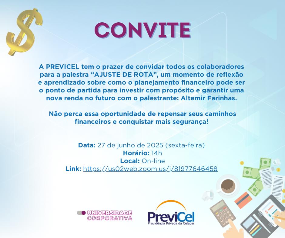 Palestra Ajuste de Rota