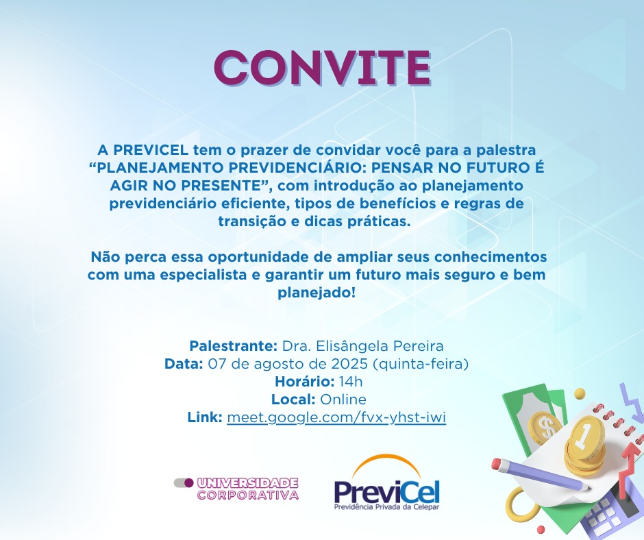 Palestra Planejamento Previdenci�rio